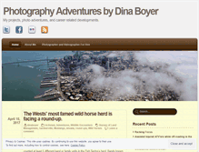 Tablet Screenshot of dinaboyerphotography.com